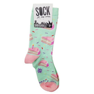 Sock It To Me Crew Women Boy Birthday Cake Party Candle Icing Sprinkle NWT NEW